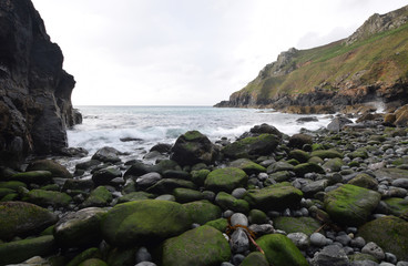 Pendour Cove Zennor Cornwall in legend the haunt of mermaids