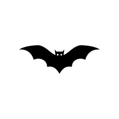 bat vector icon logo template design