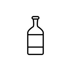 bottle illustration icon logo design template