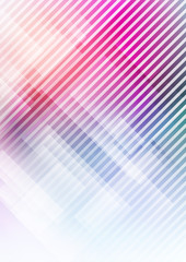 Abstract geometric shape on colors background
