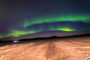 Polarlicht in Finnland