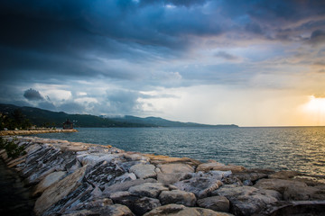 Sunset at the Beach Montego Bay Jamaica 