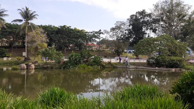 A lake in kluang town, johor malaysia