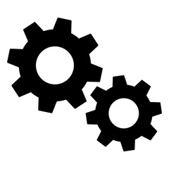 Gears icon settings , for mobile applications web sites etc. Vector illustration