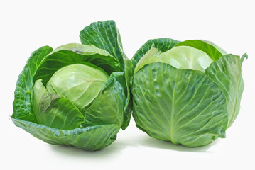 Fototapeta premium cabbage isolated on white background