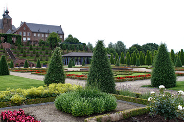 Old German monastery with a fantastic garden
