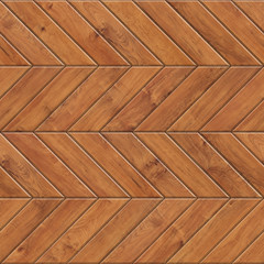 Seamless texture of natural wooden parquet. High resolution pattern of chevron wood