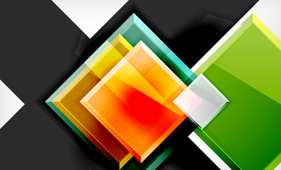 Colorful square and rectangle blocks background