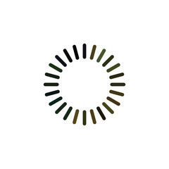 loading illustration icon logo design template