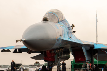 Su-27UB 'Flanker' close up