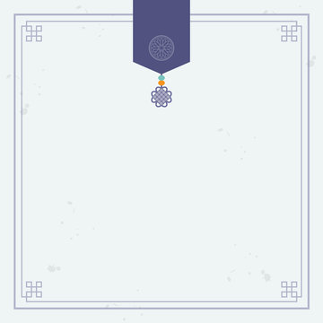 Korean traditional ornament background