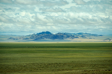 Mountain plateau in the area Zavkhan River