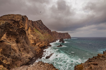 rocks and ocean