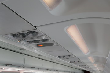 Fototapeta premium cabine avion de ligne