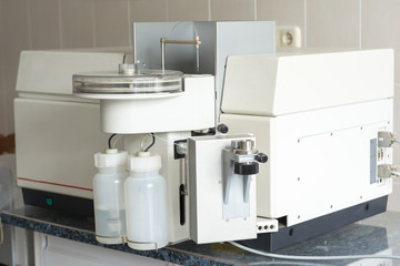 atomic absorption spectrometer, precision highly automated device, ensuring reproducible...
