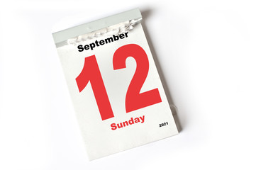 12. September 2021