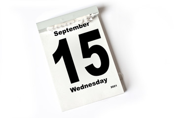 15. September 2021