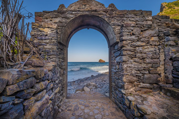 arch in the sea