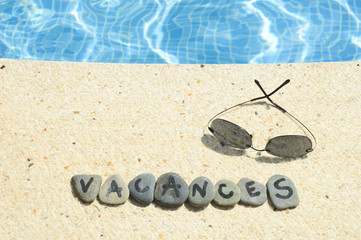 vacances loisirs été eau piscine chlore Lunettes UV