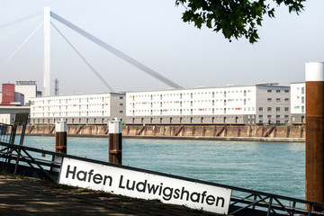 Hafen von Ludwigshafen am Rhein