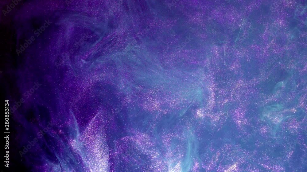 Canvas Prints abstract motion background of the particle is random and partially blurred.