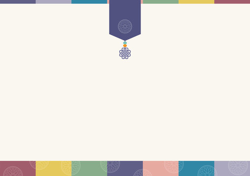 Abstract background with oriental ornaments