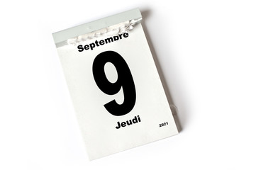 9. Septembre 2021