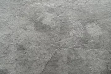 Rolgordijnen Light grey black slate stone background or texture © htpix