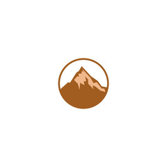 mountain nature icon logo