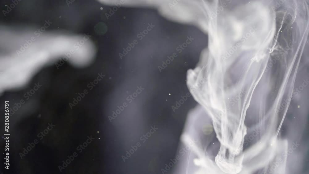 Wall mural abstract stardust smokey wave particles. nano dynamic flow with particles.