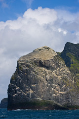 Isla Stac Lee. Colonia de alcatraz. Archipielago St. Kilda. Outer Hebrides. Scotland, UK