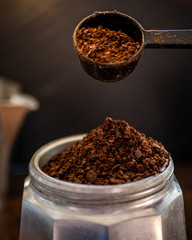 Grinded Coffee Beans