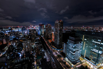 不動産　都会　経済　夜景