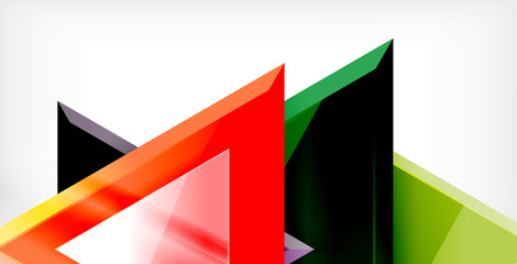 Triangle abstract background