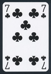 Playing poker cards isolated on black background - high quality XXL