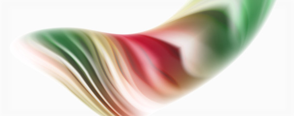 Color flowing waves, liquid conceptual abstract background
