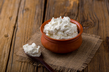 Homemade white butter