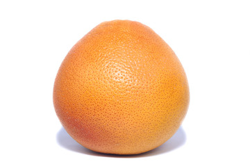 Oranges on a white background. Fruit peaches. cinnamon.