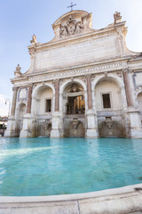 Fototapeta na wymiar The Fontana dell'Acqua Paola also known as Il Fontanone in Rome, Italy