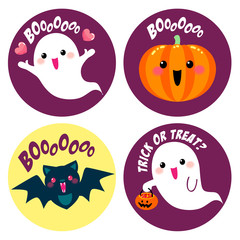 Cute characters for halloween decorations