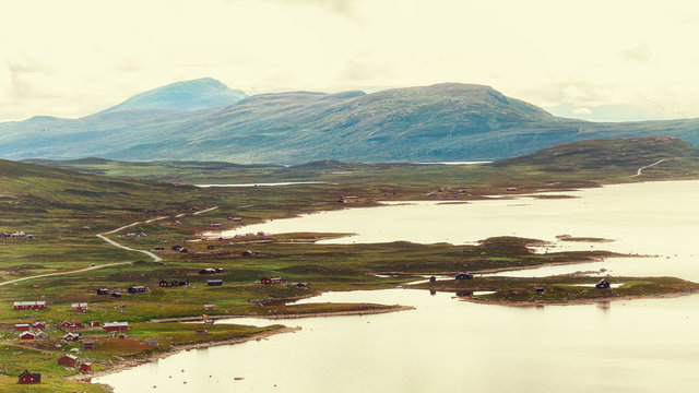 The lake Vinstre, Norway