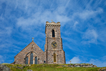 Iglesia de Castlebay. Isla Barra. Outer Hebrides. Scotland, UK