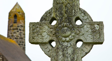 Iglesia en Canna. Archipiélago Small Isles. Inner Hebrides, uk
