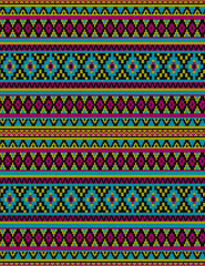 Ugly sweater Merry Christmas party ornament background seamless pattern