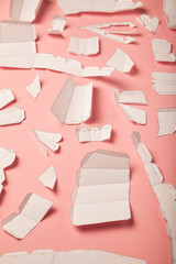 Geometric paper craft. 3d polygonal model, triangulation do it yourself design art. Decrowcraft,...