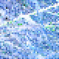 abstract vector square pixel mosaic background