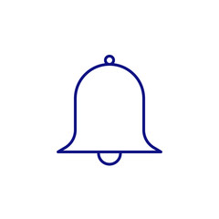 Bell Icon. Alarm Illustration As A Simple Vector & Trendy Symbol for Design and Websites, Presentation or Mobile Application.