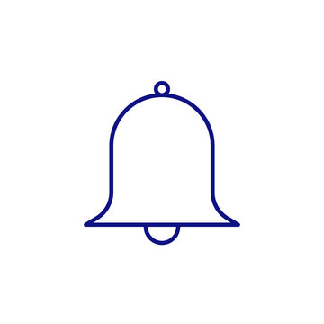Bell Icon. Alarm Illustration As A Simple Vector & Trendy Symbol for Design and Websites, Presentation or Mobile Application.