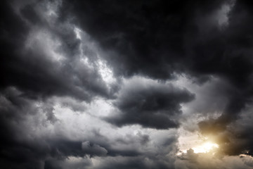 Cloudscape with a Light