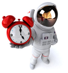 Fun astronaut - 3D Illustration © Julien Tromeur